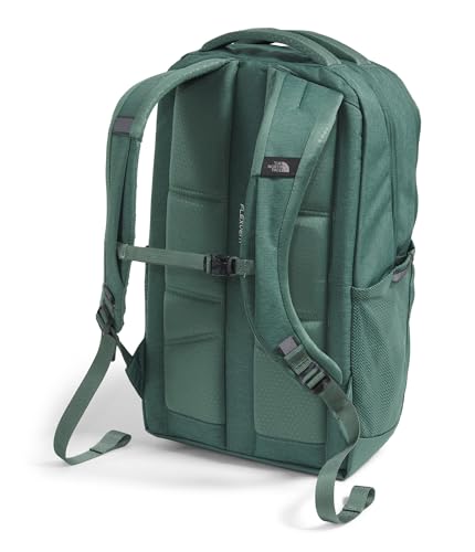 The North Face Jester Everyday Laptop Backpack, Duck Grn Dk Hth, OSFA | Commuter Travel Bag, Laptop Sleeve, Water-Repellent - color: Duck Green Dark Heather