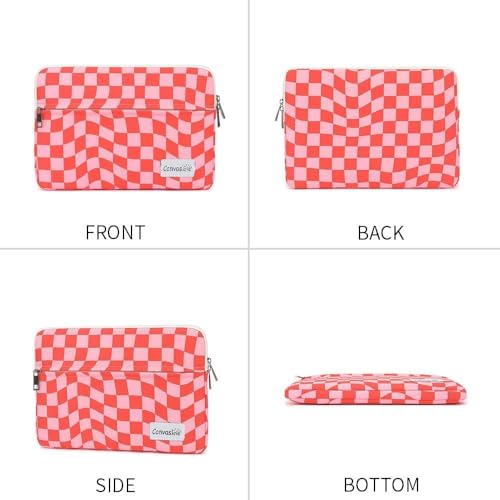 Laptop Sleeve with Pocket for 16 inch Laptop - color: Checkered, size: 16 inch