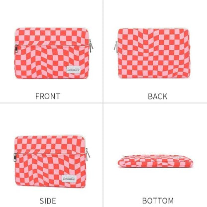 Laptop Sleeve with Pocket for 16 inch Laptop - color: Checkered, size: 16 inch