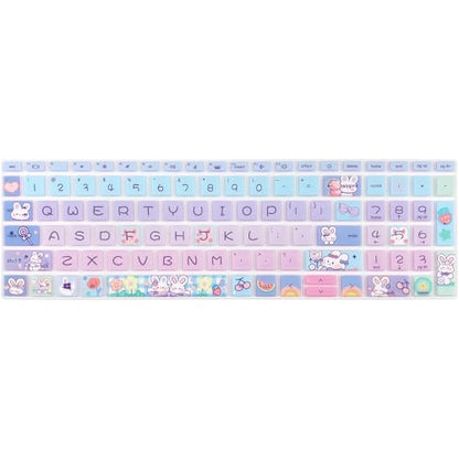 Keyboard Cover for 15.6" HP ProBook 450/455/650 G8/G9/10, Cute Bunny Keyboard Skin - color: Cute Bunny