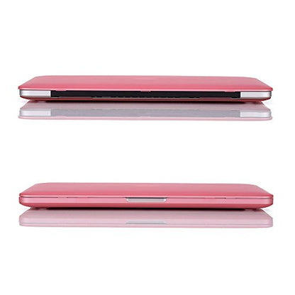 RUBAN Case Compatible with MacBook Pro 13 inch 2015 2014 2013 2012 (A1502 & A1425 Models), Plastic Hard Shell Case & Keyboard Cover for Old Version MacBook Pro Retina 13 Inch, Pink - color: Pink