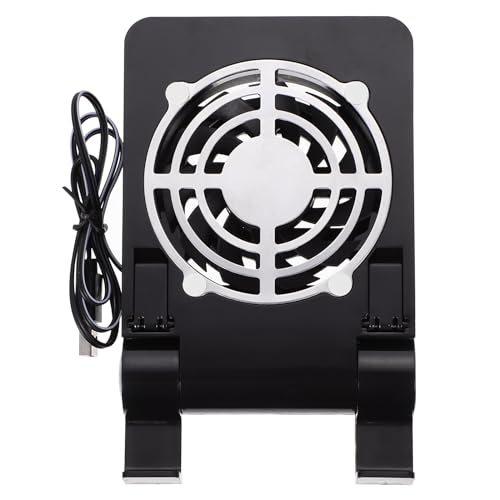 Abaodam Laptop Stand with Cooling Fan Cell Phone Stand with Cooler Stable Cooling Holder with Quiet Fan Computer Blower Cellphone Cooler Holder Game Machine Radiator USB Foldable
