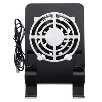 Abaodam Laptop Stand with Cooling Fan Cell Phone Stand with Cooler Stable Cooling Holder with Quiet Fan Computer Blower Cellphone Cooler Holder Game Machine Radiator USB Foldable