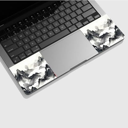 Universal Laptop Skin Sticker with 2 Wrist Pad Skins, Waterproof Scratch Resistant Vinyl Laptop Cover Decal, Cut to Fit for 11–15.6 Inch MacBook HP Dell Lenovo, Landscape Painting - color: Landscape Painting