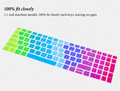 Keyboard Cover for 15.6" Dell 15 Laptop DC15250 DC15255/Inspiron 15 3511 3510 3525 5510 5515 5518,Dell Inspiron 16 & Inspiron 16 Plus 7610 16"/Latitude 3520/Dell Vostro 15 5000 5510 15.6" Skin-Rainbow - color: Rainbow, size: 15.6 Inch