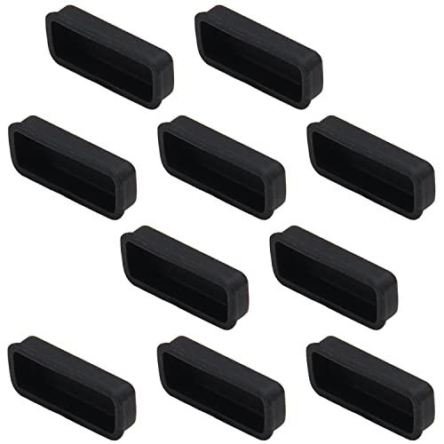 5Pcs DVI Video Silicone Port Anti Dust Protectors Cap Cover Black,WuJuntool