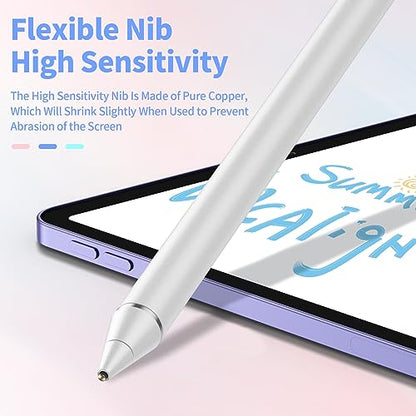 Active Stylus Pens for Touch Screens, Digital Stylish Pen Pencil Rechargeable Compatible with Most Capacitive Touch Screens
