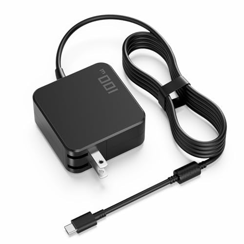 100W USB C Laptop Charger PD Fast Charging Power Adapter Compatible with MacBook Air/Pro 13, Dell XPS 13 Latitude, Lenovo ThinkPad Yoga IdeaPad, HP Spectre Envy EliteBook, ASUS ZenBook USB-C