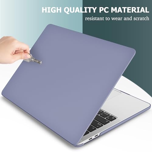 May Chen for MacBook Pro 16 inch Case 2019 2020 Release A2141 with Keyboard Cover Screen Protector for New 16 inch MacBook Pro Case with Touch Bar Soft Touch Plastic Hard Shell - Lavender Gray - color: Lavender Gray