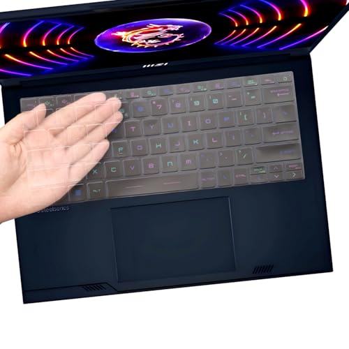 i-Tensodo Keyboard Cover Skin for 14" MSI Stealth 14 Studio A13VF A13VE, Stealth 14 AI Studio A1VEG A1VFG A1VGG, Cyborg 14 AI A13VX US Layout Keyboard-TPU