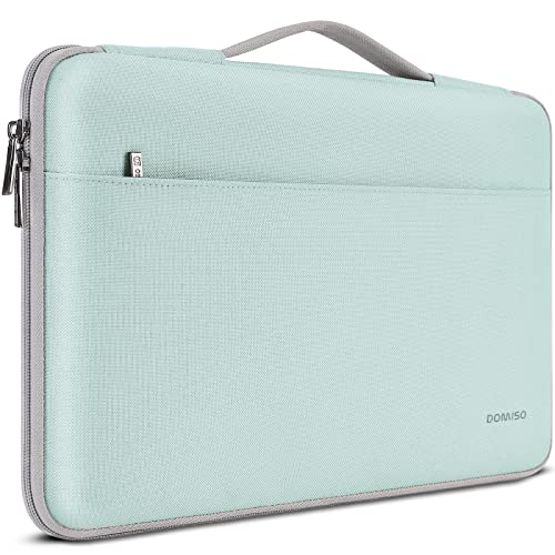 DOMISO 360 Protective Laptop Case 16 inch, 16 inch Laptop Sleeve Compatible with Mac Book Pro 16, Waterproof Computer Cases Bag with Handle,Mint Green - color: Mint Green, size: 16" for Macbook Pro
