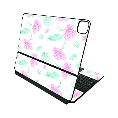 MightySkins Skin Compatible with Apple Magic Keyboard for iPad Pro 12.9" (3rd-6th Generation) - Paper Flowers | Protective, Durable, and Unique Vinyl Decal wrap Cover | Easy to Apply | Made in The USA - color: Paper Flowers