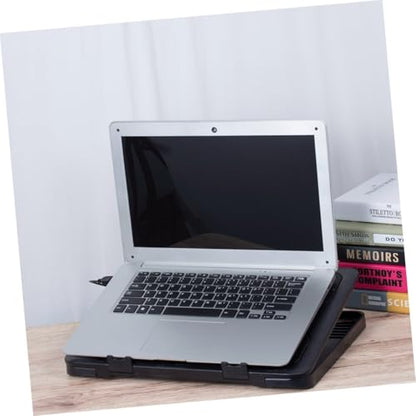 USB-Powered Notebook Cooler Cooling Mat with Fans Energy-Saving Laptop Cooling Pad Stand for Heat Dissipation Easy Installation Compatible with All Laptops