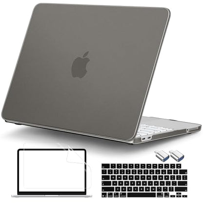Matte Frosted Compatible with MacBook Neo 13 Inch 2026 (Model A3404 | A18 Pro Chip) | Anti-Fingerprint Hard Shell, Ultra Slim, Non-Slip, Lightweight Protective Cover | Frosted Black - color: Matte Black