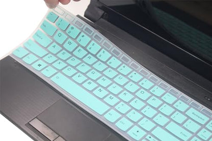 Silicone Keyboard Protector Skin Cover Compatible with Lenovo V15 G5 G4 G3 G2, IdeaPad 1 1i 15.6 15IJL7 15ADA07 15IAU7 15ALC7, IdeaPad 3i 15ITL6 2023, IdeaPad Slim 5 16, IdeaPad Flex 5 5i 16" (Mint) - color: Mint