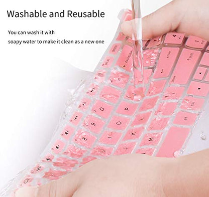 Keyboard Cover for HP EliteBook 840 G7 G8 14" Notebook, HP EliteBook 845 G8 G7 14" Notebook Keyboard Protector Skin Accessories, Pink