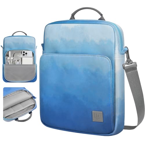 Dadanism 9-11 Inch Tablet Sleeve Bag Carrying Case with Shoulder Strap | Fits iPad (A16) 11", iPad 10th Gen 10.9", iPad Air M4/Pro M5 11", iPad 9/8/7th 10.2", Galaxy Tab A11+ Plus 11", Misty Blue - color: Misty Blue, size: 9-11 Inch