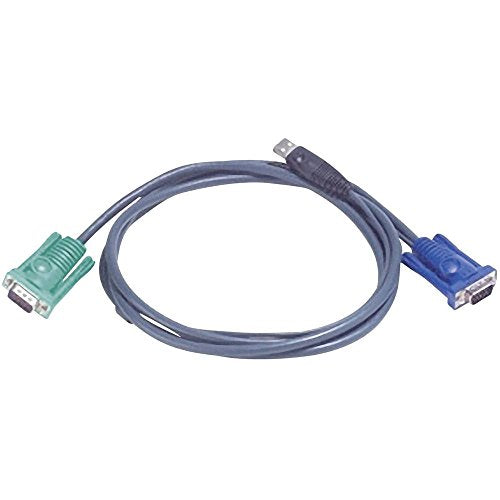 ATEN 6' USB KVM Cable - SPHD15 to VGA & USB A