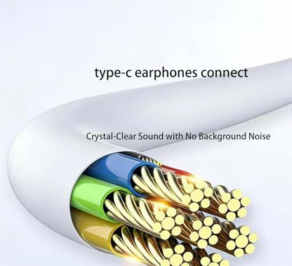 3.5mm Male to USB-C Female Audio Adapter, USB C to Auxiliary Audio Dongle, Headphone Jack Auxiliary Adapter Compatible with MP3s, Tablets, CD Players, Laptops, Headphones and Smartphones (11.5CM)