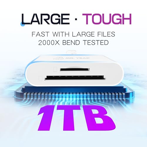 USB-C SD/Micro SD Card Reader, USB3.0 Dual Slot Memory Adapter | Dual Card Slots, Wide USB-C Compatibility, USB3.0 Fast Transfer, Trail Camera Viewer, Plug & Play, Compact Portabl