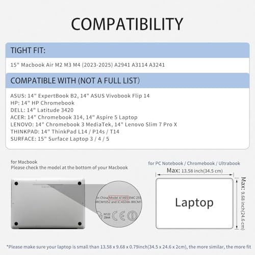 RAINYEAR 14 Inch Laptop Sleeve Case Compatible with 14 Inch Laptop Computer PC Notebook Ultrabook, Protective Soft Padded Lightweight Laptop Carrying Bag Cover, Khaki - color: Khaki, size: 14 Inch
