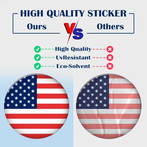 Patriotic 3D Silicone Stickers for Laptop, Phone, and Car – Waterproof USA Decal with American Flag - Durable, Fade-Resistant, Easy to Apply – Support America Sticker