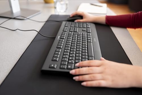 Cherry DC 2000 - Keyboard and Mouse Combo - 4 Additional Keys - US Layout - QWERTY Keyboard - GS Approval - Black