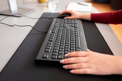Cherry DC 2000 - Keyboard and Mouse Combo - 4 Additional Keys - US Layout - QWERTY Keyboard - GS Approval - Black