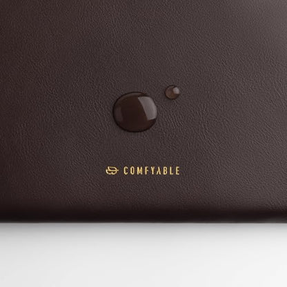 Comfyable Slim Protective Laptop Sleeve Compatible with 13/14 Inch MacBook Air & MacBook Pro M5/M4/M3/M2 Pro/Max 2026, Mac Travel Case, Laptop Pouch, Slim PU Leather Cover, Chocolate - color: Chocolate, size: For 13.3"-14" Mac Pro / Mac Air