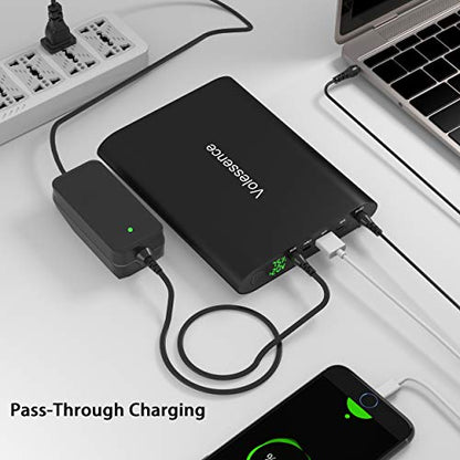 50000mAh Power Bank Multi DC 5/8.4/9/12/16/20V Output for Laptop | High Capacity Portable Charger,Fast Charging External Battery Bank for Dell,HP,CCTV Camera,Project,Printer
