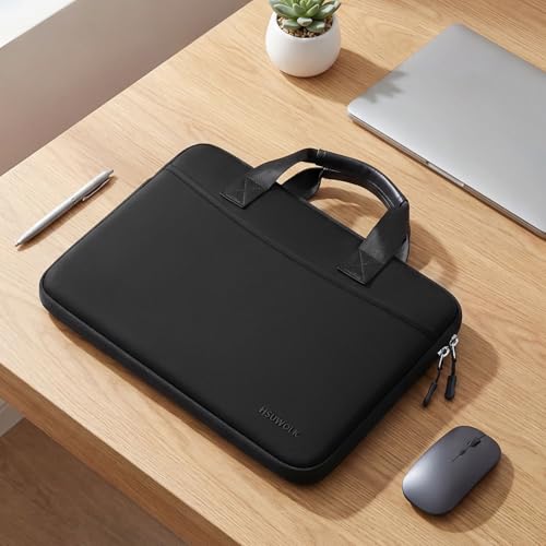 Laptop Case 13.3 inch,13-13.3 inch Laptop Sleeve Bag Compatible with MacBook Neo 13/Air 13 13.6/Pro 13/Pro 14,HP Dell ASUS Lenovo,Neoprene Computer Bag with Handle&Curved Pocket,Black - color: Black, size: 13.3 inch