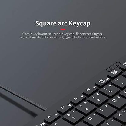 Mini Keyboard, Compact 78 Key Wired USB Keypad, Slim Portable Keyboard with Chiclet Keys for Office, Travel, Small Desk, PC, Laptop, Plug and Play