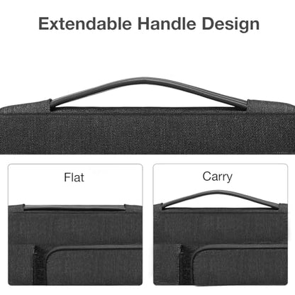 MOSISO 360 Protective Laptop Case 13.3 inch, 13-13.3 inch Laptop Sleeve | Compatible with MacBook Air/Pro 13 / Pro 14, HP Dell ASUS Lenovo,Side Open Bag with 2 Raised&1 Flapover Pockets, Slate Gray - color: Slate Gray, size: 13.3 inch