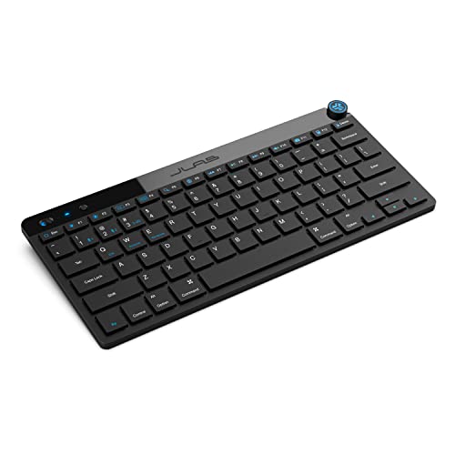 JLab Go Wireless Keyboard, Bluetooth and USB dongle, Multi-Device, Compact, Black (4 Pack) - size: 4 Pack