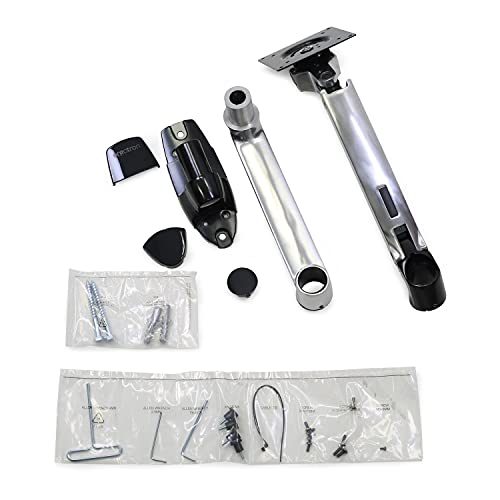 Ergotron – LX Single Monitor Arm, VESA Wall Mount – for Monitors Up to 34 Inches, 7 to 25 lbs – Polished Aluminum - color: Polished Aluminum