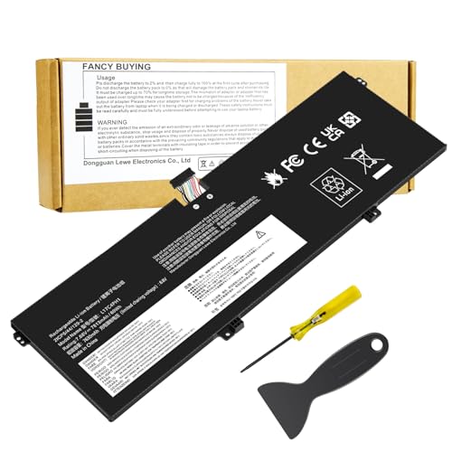 60Wh L17C4PH1 Laptop Battery for Lenovo Yoga 7 Pro Pro-13IKB C930 C930-13IKB C930-131KB 930-13IKB-81EQ 81C4 81EQ 5B10Q82425 5B10Q82426 5B10Q82427 C930-13IK C930-13IKB L17M4PH1 L17M4PH2 L17L4PH2 - size: 11.45*3.78*0.2inch