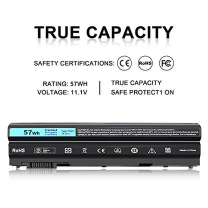 TSKYBEAR Replacement T54FJ Laptop Battery for Dell Latitude E6420 E6430 E6440 E6540 E5420 E5430 E5520 E5530 E6530; Inspiron 14R 5420 15R 5520 7520 17R 5720 7720 P/N: 8858X 1 M5Y0X T54F3 X57F1 1 - size: T54FJ