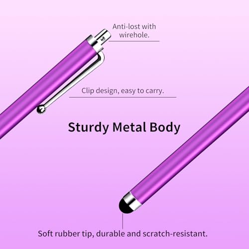 40 Pack Stylus Pen,Stylus Pen for Touchscreen | High Precision Sensitivity for Everyday Writing/Drawing,Universal Stylus Compatible with Touch Screens,10 Colors - color: 40-Pack
