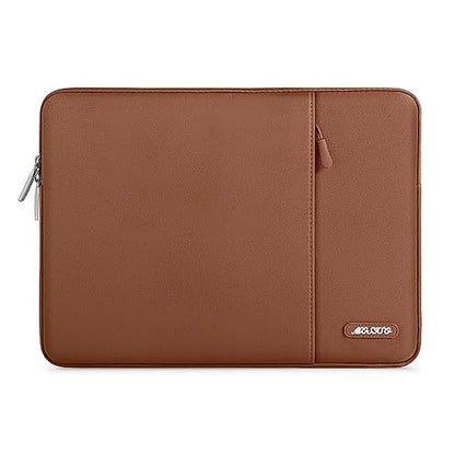 MOSISO Laptop Case 13 inch, Laptop Sleeve Bag with Pocket | Compatible with MacBook Neo A3404 2026/Air/Pro 13 M5/M4/M3/M2/M1 2026-2016, Polyester Vertical Computer Bag,Caramel Brown - color: Caramel Brown, size: 13 inch