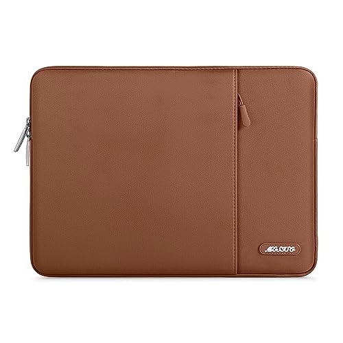 MOSISO Laptop Case 13 inch, Laptop Sleeve Compatible with MacBook Neo/Air/Pro 13 inch with A18/M5/M4/M3/M2/M1 Chip 2026-2016, Polyester Vertical Computer Sleeve Bag with Pocket, Caramel Brown - color: Caramel Brown, size: 13 inch