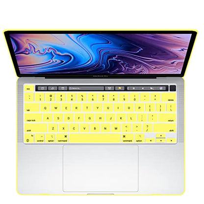 IBENZER Compatible with MacBook Pro 13 Inch Case M2 M1 2026 2025 2024 2023 2022 A2338 A2289 A2251 A2159 A1989 A1706 A1708, Hard Shell Case & Keyboard Cover for Mac Pro 13, Yellow, T13YW+1 - color: Yellow