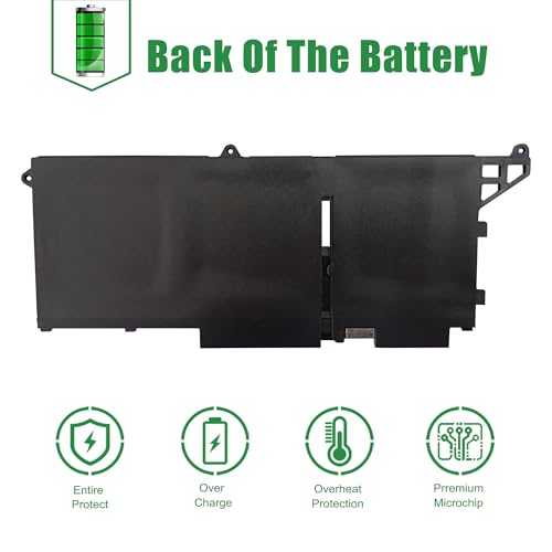 293F1 CPX-51R71 41Wh Laptop Battery Replacement for Dell Latitude 5330 5430 5530 7330 7430 7530 Precision 3570 Series Notebook 051R71 51R71 Black 11.25V 3467mAh