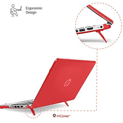 mCover Case Only Compatible for 2020~2022 14" HP 14-DQxxxx / 14-FQxxxx Series Windows PC (NOT Compatible with Any Other HP Models) - Red - color: Red