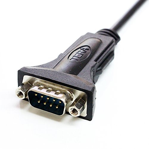 Tera Grand - Premium USB 2.0 to RS232 Serial DB9 Adapter Cable 10 Feet - Supports Windows 11, 10, 8, 7, Vista, XP, 2000, 98, Linux and Mac - Built with FTDI Chipset and Hex Jack Nuts - size: 10 ft, style: Hex Jack Nuts