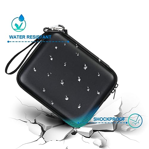 BOVKE Hard Carrying Case for Baseus 100W Blade USB C Portable Laptop Charger, Super Fast Charging Power Bank for Laptop Phone, Mesh Pocket for Cables, Black