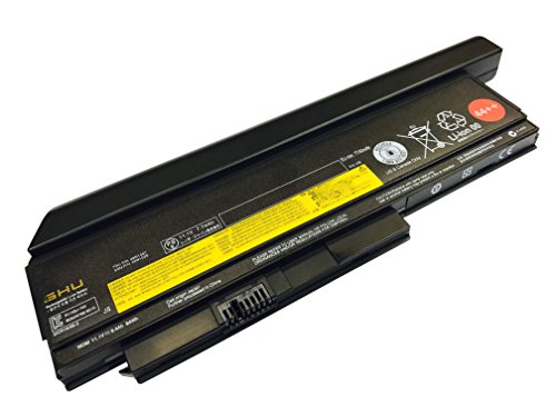 GHU New Battery 44++ 9-Cell Hi Capacity Replacement for 0a36307 0A36282 0A36283 0A36283 0a36307 Compatible for Lenovo X220 X220 X220i X230 Notebook - style: 8400/(44++)