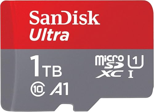 SANDISK 1TB Ultra microSDXC UHS-I Memory Card with Adapter - Up to 150MB/s, C10, U1, Full HD, A1, MicroSD Card - SDSQUAC-1T00-GN6MA - size: 1TB, style: Old Version