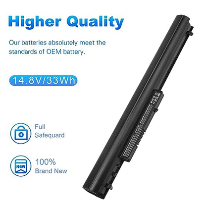 Spare 776622-001 Battery for HP LA04 15-f387WM 15-f271WM 15-f272wm 15-f233wm 15-f211wm 15-f039wm 15-f010wm 15-f009wm 15-f010dx 15-f033wm 15-f305dx 15-f111dx 15-f162dx 15-n210dx 15-f023wm 752237-001 72 - size: 10.3*1.56*0.85inch LA04