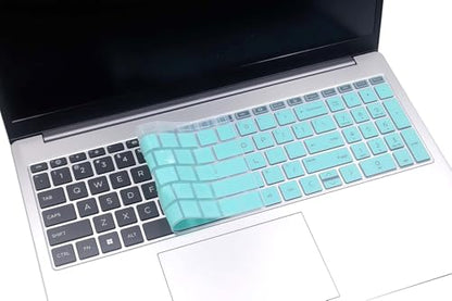 Silicone Keyboard Skin Cover Compatible for HP OmniBook 5 AI 16" 16-ag 16-af 16-ba 16-bc 16z-ag100 16z-bc100 Series Laptop 16-af1037nr 16-bc1047nr (NOT for OmniBook 5 16-fb/cf 14-he/fp Series) (Mint) - color: Mint