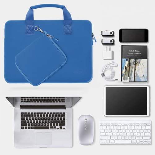 Hseok Laptop Sleeve 14 inch Case with Small Case, Compatible with MacBook Neo 14, MacBook Pro 14 M5/M4/M3/M2/M1, XPS 14 and Most 14 inch Notebooks, Neoprene Computer Handbag,J01B01 - color: J01b01, size: 14"